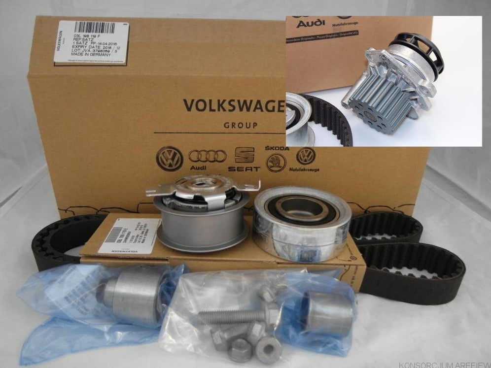 03L198119F kit distribuzione + pompa dell'acqua originale