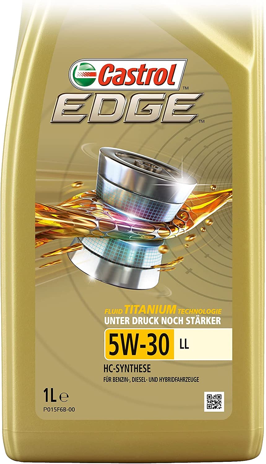 6 x 1 L = 6 litri Castrol Edge Fluid Titanium 5W-30 LL olio motore